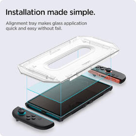 Tvrzené sklo Spigen Glass tR EZ Fit 2 Pack - Nintendo Switch 2 průhledné

 obrázek produktu 6 z 11