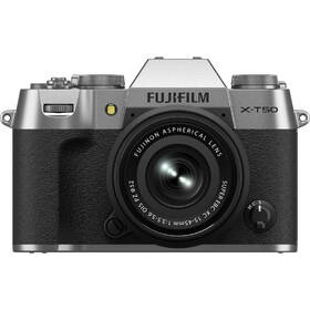 Digitální fotoaparát Fujifilm X-T50 + XC 15-45mm f/3.5-5.6 OIS PZ stříbrný

 obrázek produktu 1 z 11