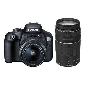 Digitální fotoaparát Canon 4000D + 18-55 DC III + 75-300 DC černý

 obrázek produktu 10 z 10