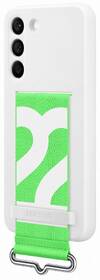 Kryt na mobil Samsung Silicone Cover s poutkem na Galaxy S22 bílý

 obrázek produktu 2 z 5