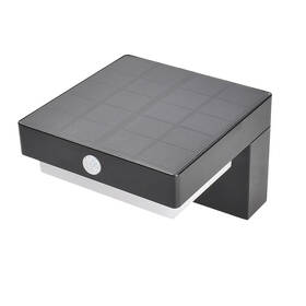 Nástěnné svítidlo Solight Palermo, 5W, 400lm, 3000K, solární černé

 obrázek produktu 1 z 5