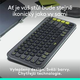Klávesnice Logitech POP ICON, US layout šedá

 obrázek produktu 4 z 10