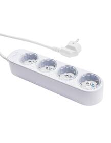 Kabel prodlužovací Shelly Powerstrip 4,4x zásuvka s měřením spotřeby, Wi-Fi bílý

 obrázek produktu 1 z 4