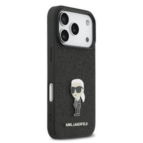 Kryt na mobil Karl Lagerfeld Fixed Glitter Metal Ikonik na Apple iPhone 17 Pro černý

 obrázek produktu 3 z 7