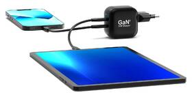 Nabíječka do sítě PORT CONNECT GaN2 35W, 2x USB-C PD černý

 obrázek produktu 6 z 9