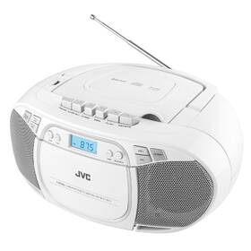 Radiomagnetofon s CD JVC RC-E451W bílá barva
