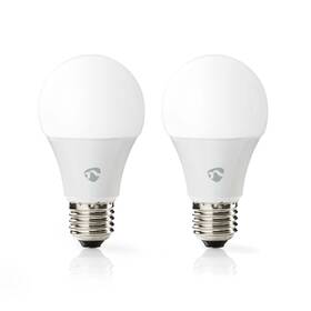 Chytrá žárovka Nedis SmartLife klasik, Wi-Fi, E27, 806 lm, 9 W, RGB / Teplá - studená bílá, 2ks 

 obrázek produktu 2 z 7
