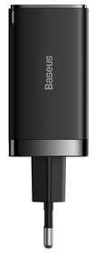 Nabíječka do sítě Baseus GaN5 Pro, 2x USB-C, USB-A, 65W + USB-C kabel 1m černá

 obrázek produktu 1 z 10