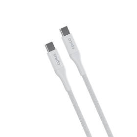 Kabel Epico Braided PD, USB-C / USB-C, 1.2m bílý

 obrázek produktu 1 z 3