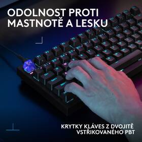 Klávesnice Logitech G316 X 98, US INT'L layout černá

 obrázek produktu 15 z 18