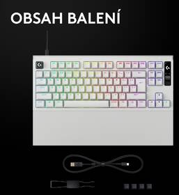 Klávesnice Logitech PRO X2 RAPID, US INT'L bílá

 obrázek produktu 13 z 15