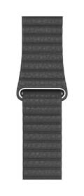 Řemínek Apple 44mm Black Leather Loop - Large 

 obrázek produktu 2 z 3
