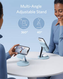 Bezdrátová nabíječka Anker PowerWave Mag-Go 2-in-1 Stand 5K modrá

 obrázek produktu 4 z 5