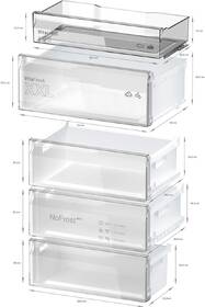 Chladnička s mrazničkou Bosch KGN492XCF černá/ocel

 obrázek produktu 8 z 14