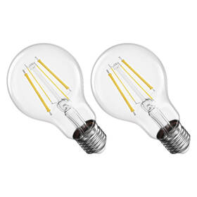 Žárovka LED EMOS Filament A60, 5,9 W, E27, teplá bílá (2 ks) 

 obrázek produktu 3 z 7