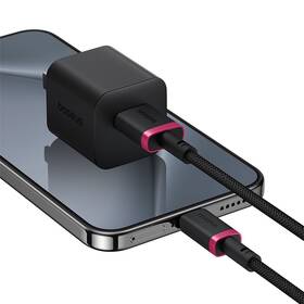 Kabel Baseus Dura USB/USB-C, 60W, 1m černý/červený

 obrázek produktu 4 z 16