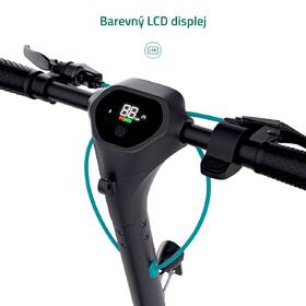 Elektrická koloběžka LAMAX eGlider SC40 černá/tyrkysová

 obrázek produktu 7 z 10