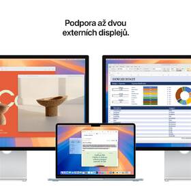 Notebook Apple 13" M4 8× GPU, 16GB, 256GB - temně inkoustový CZ 
