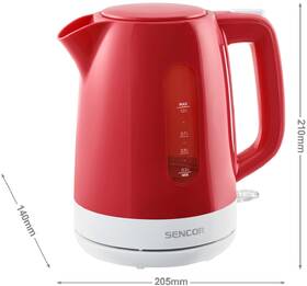 Rychlovarná konvice Sencor SWK 1024RD červená

 obrázek produktu 2 z 10