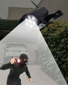 Venkovní svítidlo Trixline TR-593 Solární LED - imitace CCTV kamery černé

 obrázek produktu 2 z 4