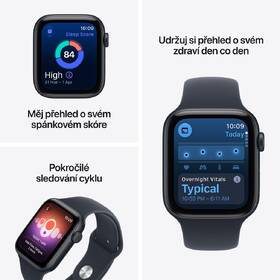 Chytré hodinky Apple GPS + Cellular 40 mm hvězdně bílý hliník, pískový sportovní řemínek - M/L 

 obrázek produktu 2 z 6