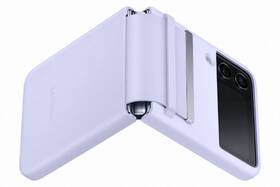 Kryt na mobil Samsung Galaxy Z Flip4 Flap Leather fialový

 obrázek produktu 4 z 5