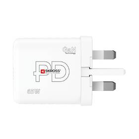 Cestovní adaptér SKROSS USB A+C 65W GaN UK, Power Delivery, typ G 

 obrázek produktu 2 z 9