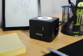 Kabel prodlužovací Huslog 12W 2xzásuvka, 2xUSB-C, 1xUSB černý

 obrázek produktu 3 z 5