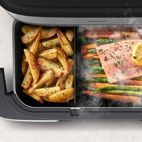Fritéza horkovzdušná Philips s párou 9,5 l NA565/02 černá/stříbrná

 obrázek produktu 10 z 14