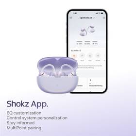 Sluchátka Shokz OpenDots Air, Bluetooth fialová

 obrázek produktu 7 z 11