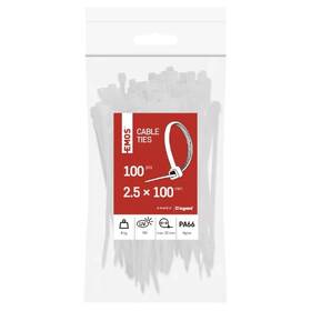 Stahovací pásky EMOS 100×2,5MM, 100KS bílé

 obrázek produktu 1 z 8