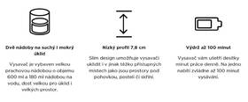 Robotický vysavač Niceboy i4 Black 
