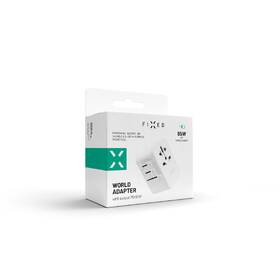 Cestovní adaptér FIXED Voyager pro EU, UK a USA/AUS, s 3xUSB-C a 2xUSB výstupem, GaN, PD 65W bílý

 obrázek produktu 12 z 12