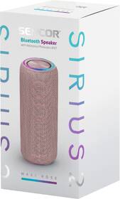 Přenosný reproduktor Sencor SIRIUS 2 MAXI růžový

 obrázek produktu 5 z 5