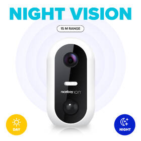 IP kamera Niceboy ION Guardian G2 Battery FullHD Wi-Fi bílá

 obrázek produktu 4 z 12