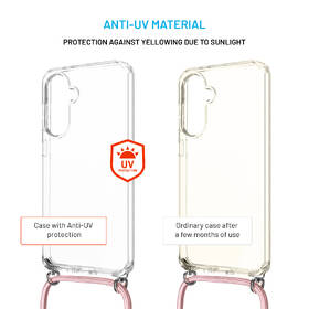 Kryt na mobil FIXED Pure Neck s růžovou šňůrkou na krk na Samsung Galaxy A36 5G/A56 5G průhledný

 obrázek produktu 3 z 4