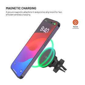 Držák na mobil FIXED MagRound 2, MagSafe, 15W, Qi2 černý

 obrázek produktu 3 z 12
