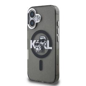 Kryt na mobil Karl Lagerfeld IML Glitter Karl and Choupette Sketch MagSafe na Apple iPhone 16 černý

 obrázek produktu 1 z 6