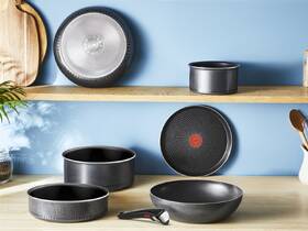Sada nádobí Tefal L7239223 So'Light Ingenio, 12 ks tmavě šedá

 obrázek produktu 2 z 9
