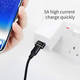 Redukce Baseus USB/USB-C černá barva
