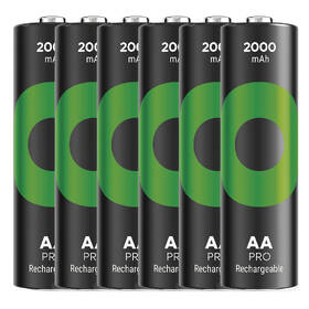 Baterie nabíjecí GP ReCyko Pro AA (HR6), 6 ks 

 obrázek produktu 1 z 2