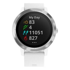 Chytré hodinky Garmin vívoActive3 Optic stříbrné/bílé

 obrázek produktu 10 z 10