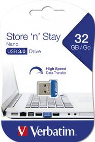 USB Flash Verbatim Nano 32GB  USB 3.2 modrý

 obrázek produktu 5 z 5