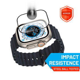 Tvrzené sklo FIXED Armor s aplikátorem pro Apple Watch Ultra 49mm černé

 obrázek produktu 5 z 10