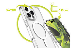 Kryt na mobil Mobile Origin Hybrid MagSafe na Apple iPhone 16 Pro Max průhledný

 obrázek produktu 5 z 9