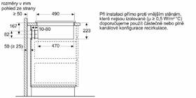 Indukční varná deska s odsáváním Bosch PVS811B16E černá barva
