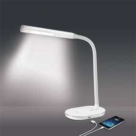Stolní LED lampička Solight stmívatelná, 8W, 4500K, USB bílá

 obrázek produktu 1 z 3