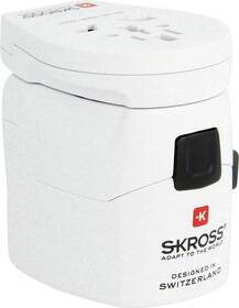 Cestovní adaptér SKROSS PRO World & USB, 6,3A max. bílý

 obrázek produktu 1 z 11