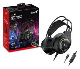 Headset Genius GX GAMING - HS-GX580U, USB, RGB LED černý

 obrázek produktu 2 z 3