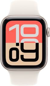 Chytré hodinky Apple GPS 44mm hvezdně bílý hliník - hvezdně bílý sportovní řemínek -  M/L 

 obrázek produktu 1 z 7